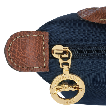 Longchamp Le Pliage Pouch with Handle (Navy Blue)