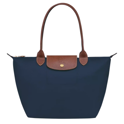 Longchamp Le Pliage M Tote Bag (Navy Blue)
