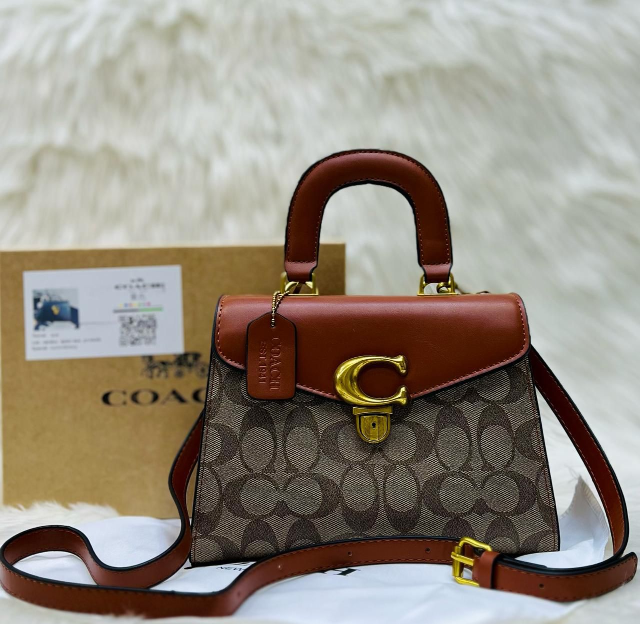 Coach Sammy 21 Top Handle Bag