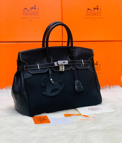 Hermes Fauve Barenia and Toile Swift Birkin 30 Tote