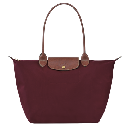 Longchamp Le Pliage L Tote Bag (Burgundy)
