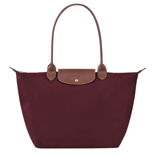 Longchamp Le Pliage L Tote Bag (Burgundy)