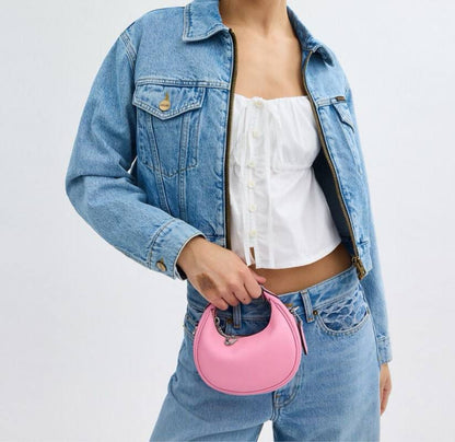 Coach Jonie Bag in Signature Canvas (Pink)